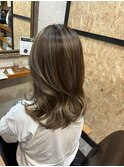 白髪ぼかしハイライト