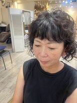 ヒラソル(girasol)&nbsp;ふわふわカーリーカジュアルショートボブ／水素ケアパーマ