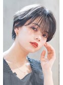 Aimee 町田　ブルーブラック×ショートボブ