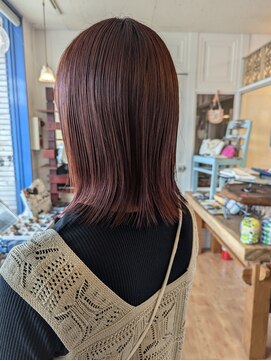 エシカルビューティー ethical beauty 艶髪レッド