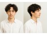 カット＋パーマ(ナチュラルorツイストorスパイラル)￥19000→12000