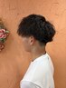 【 ☆メンズ人気No.１☆】メンズカット＋パーマ ￥12300