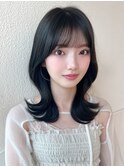 ミディアムレイヤー/韓国ヘア