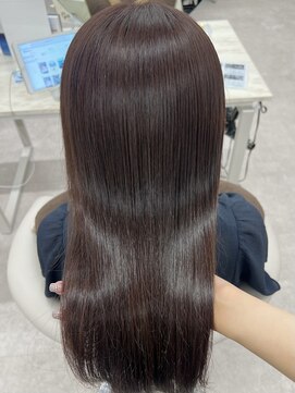 グーフィートーキョー 銀座(Goofy Tokyo) 酸熱トリートメント/艶カラー/チョコレートブラウン/髪質改善