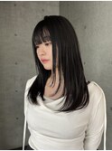 レイヤーカットフェイスレイヤー韓国レイヤー韓国ヘア艶髪