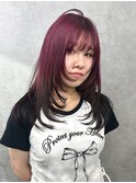 【ルーツカラー】ボルドー×ブラック