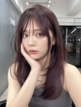 オニキス(ONYX) A135レイヤーカットダブルカラーラベンダーカラー