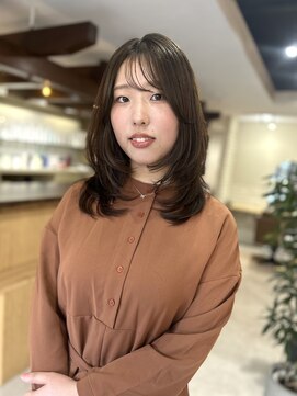 ロアバイチェリーコークウブ(Loa by CHERRY COKE ubu) やわらかブラウン×ナチュラルレイヤー