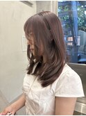 レイヤーカット/ミディアムレイヤー/髪質改善/顔まわりカット