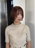 ハンサムショート50代髪型ミディアムヘアミニボブパーマ前髪
