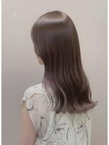 ルピナ(Lupina) 【透明感グレージュ】ミディアムレイヤー×髪質改善カラー