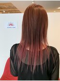 グラデーションカラー,ピンクカラー,ピンクベージュ【草加】