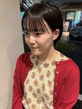 エヴリンアンドペイジ(Evelyn&paige) オリーブブラウン/マッシュショート