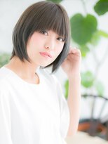 ネル 仙台(Nelu)&nbsp;仙台/髪質改善/オリーブグリーン×小顔ボブレイヤーショートd