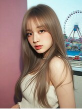 プライズ アイリス 池袋東口店(prize Iris) ミルクティーカラーブリーチダブルカラーハイトーン池袋20代30代