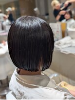 オーガニックエコ 川越(organic+eco)&nbsp;10代20代かわいい切りっぱなしボブ