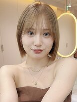 サンドイエナ 横浜店(sand yena)&nbsp;広がる髪でもできる地毛風縮毛矯正ボブ