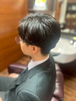 ケースタイル ヘアスタジオ 神保町店(K STYLE HAIR STUDIO)&nbsp;フェザーパーマ/メンズパーマ/束感/ツーブロック/理容室