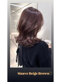 ツヤ髪ミディアムヘア