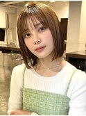 ボブ大人ボブレイヤーボブ20代30代40代50代ミニボブ韓国ボブ