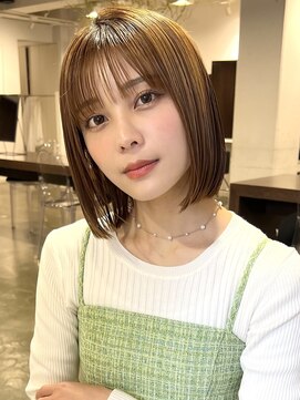アビー(ABBEY) ボブ大人ボブレイヤーボブ20代30代40代50代ミニボブ韓国ボブ