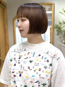 クル(k u r u) ミニボブ　切りっぱなしボブ