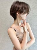 岡田洸太/韓国ボブ/韓国レイヤー/縮毛矯正/ヘーゼルベージュ
