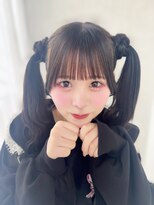 カシュカシュ 表参道(cache cache)&nbsp;ツインテールアレンジお団子ロングアイドル