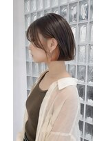ロイロ(LoiLo) 耳かけで差がつく♪オレンジインナー×コンパクトボブ【UCHI】