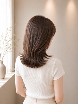 ラクヘアー 明大前(rakhair) 外ハネレイヤーボブ