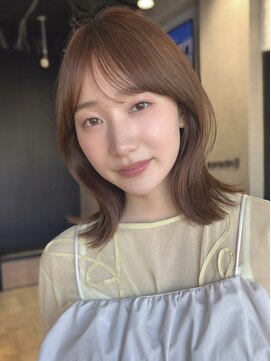 ガーデントウキョウ(GARDEN Tokyo) くびれヘア ミディアム レイヤーカット 前髪