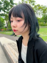 スウド(Swd)&nbsp;切りっぱなしボブ&ウルフレイヤー/グラデーションカラー