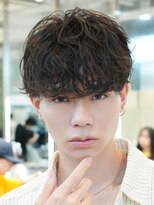 フィフス 大分(fifth)&nbsp;大分シャドウパーマメンズカットラウンドマッシュツーブロック