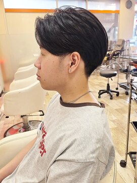 リップソウル(RIP SOUL) 《RIP SOUL》ツーブロック毛流れセンターパートショート