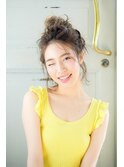 春夏カジュアルお団子ヘアー★