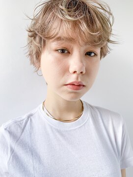 ヴェルダ 池袋店(verda) ニュアンスブランジュ×無造作ショート