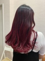 ヘアサロン グローリー(glory)&nbsp;RED×violet×pink