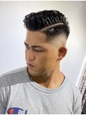 日本橋スキンフェードパーマスタイル