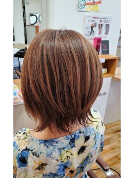 ヘアーアンドメイク ペリドット(hair&make Peridot) ショートボブ