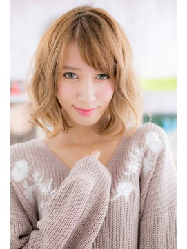 ミック ヘアアンドメイク アップ 駒込店(miq Hair&Make up) フレンチガーリー☆プリカール&外国人風ハイトーンカラーa1