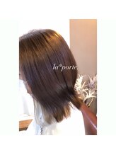 ヘアーアトリエ ラポルト(hair atelier la porte.) イヤリングカラー