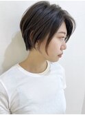 【松戸　ムラマツ】前髪なし　大人ショートボブ　ツヤ