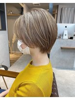 ヘアデザイン アネーロ(hair design anello) ハイトーン　ショート