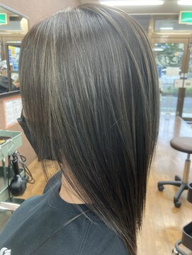 ヘアーサロン カラー 色彩店(COLOR) 極細ハイライト+透明感カラー