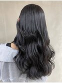 艶髪ブルーブラック/韓国/秋冬カラー/髪質改善