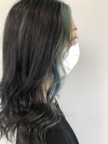 ジェンダーヘア(GENDER hair) フェイスフレーミング×マットブルー　F