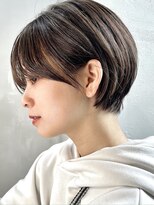 メイカ(MEIKA) 【ハシムラ】＃丸みショート＃メッシュカラー＃ニュアンスカラー