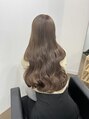 イオエ 岡本(ioe) 【明るめ透明感カラー】ヘーゼルベージュ&レイヤーカット