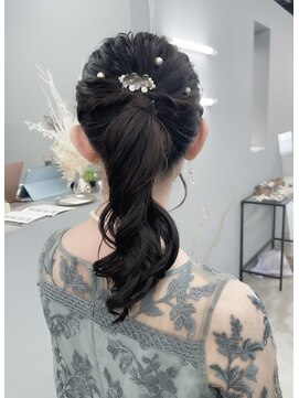 ノード(NODO) 【お呼ばれ】ニュアンスポニーテール