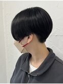 刈り上げセンターパート女子20代30代40代